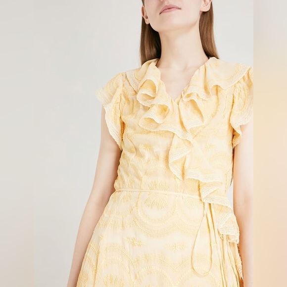 NEEDLE & THREAD ANGLAISE GEORGETTE DRESS - Picture 3 of 9